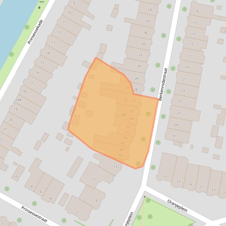 Kaart van postcodegebied 2012LC.