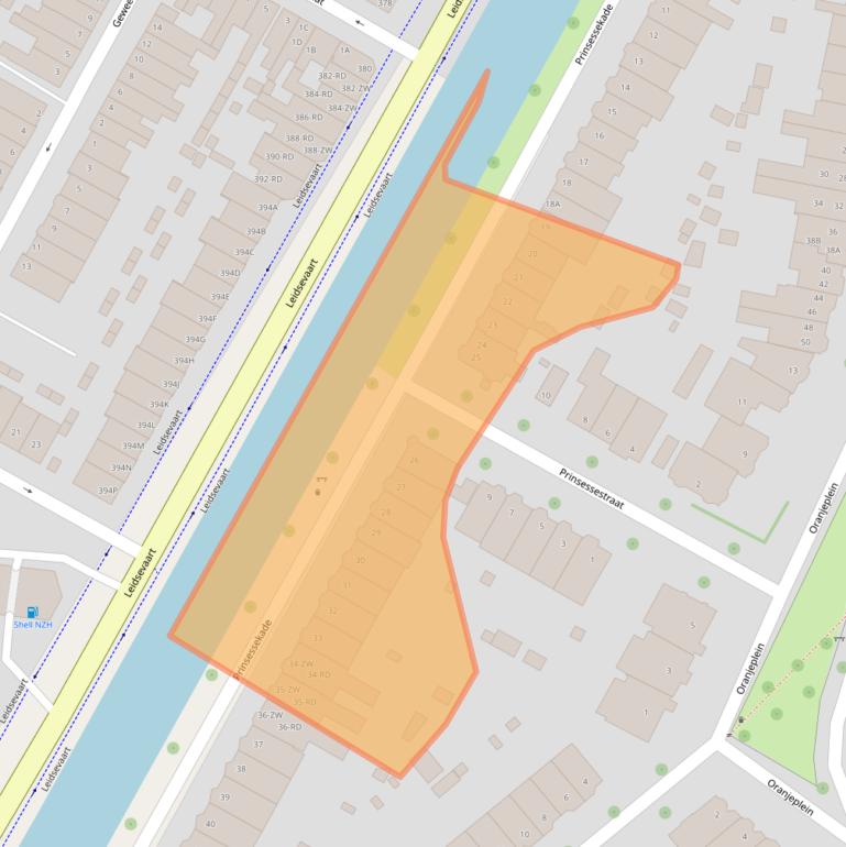 Kaart van postcodegebied 2012MB.