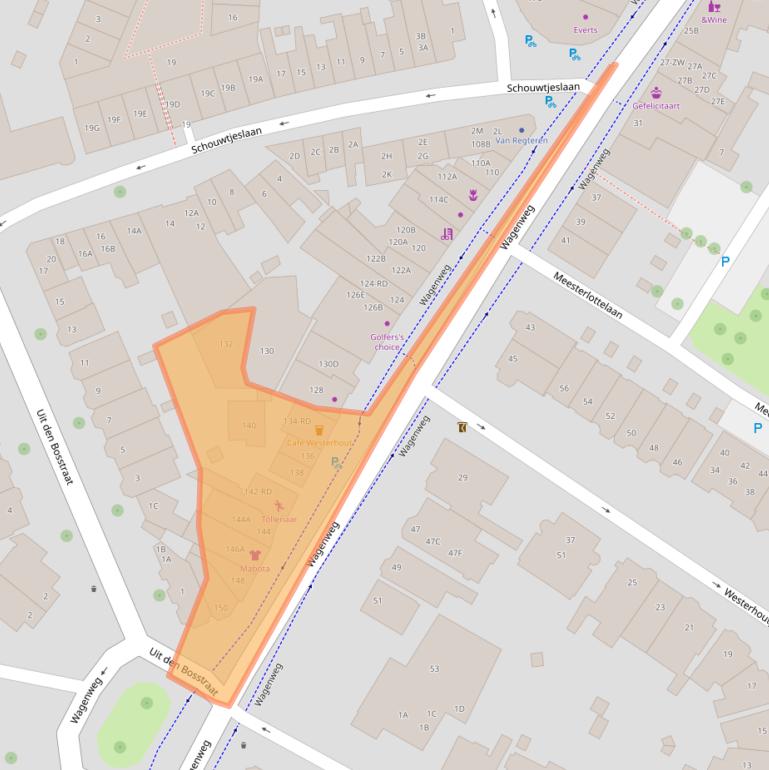 Kaart van postcodegebied 2012NK.