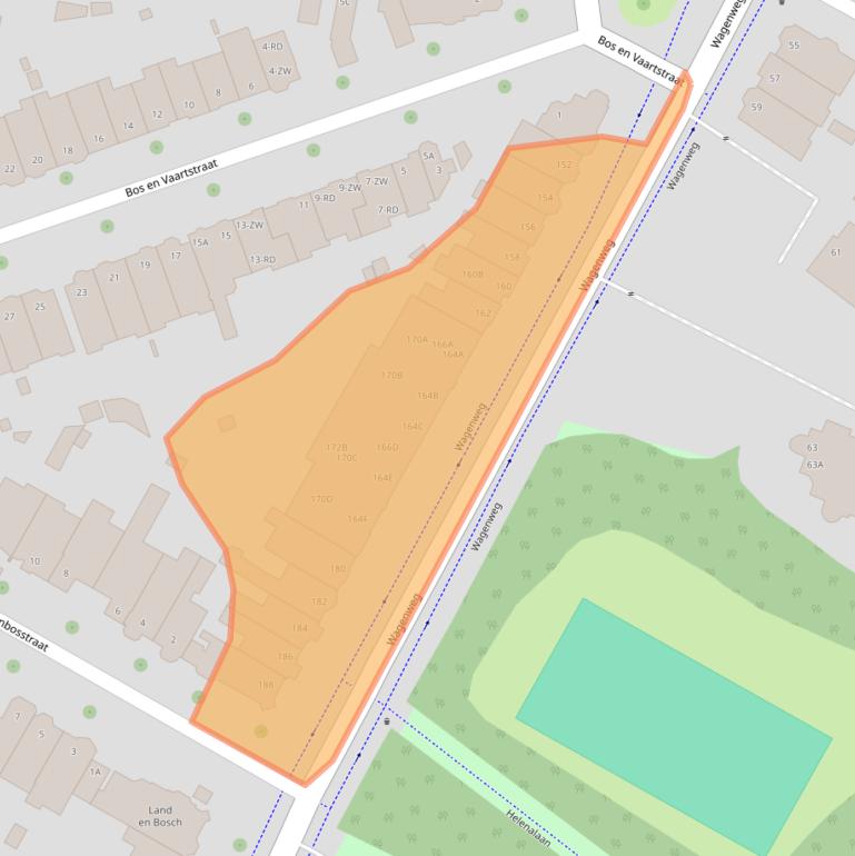 Kaart van postcodegebied 2012NL.