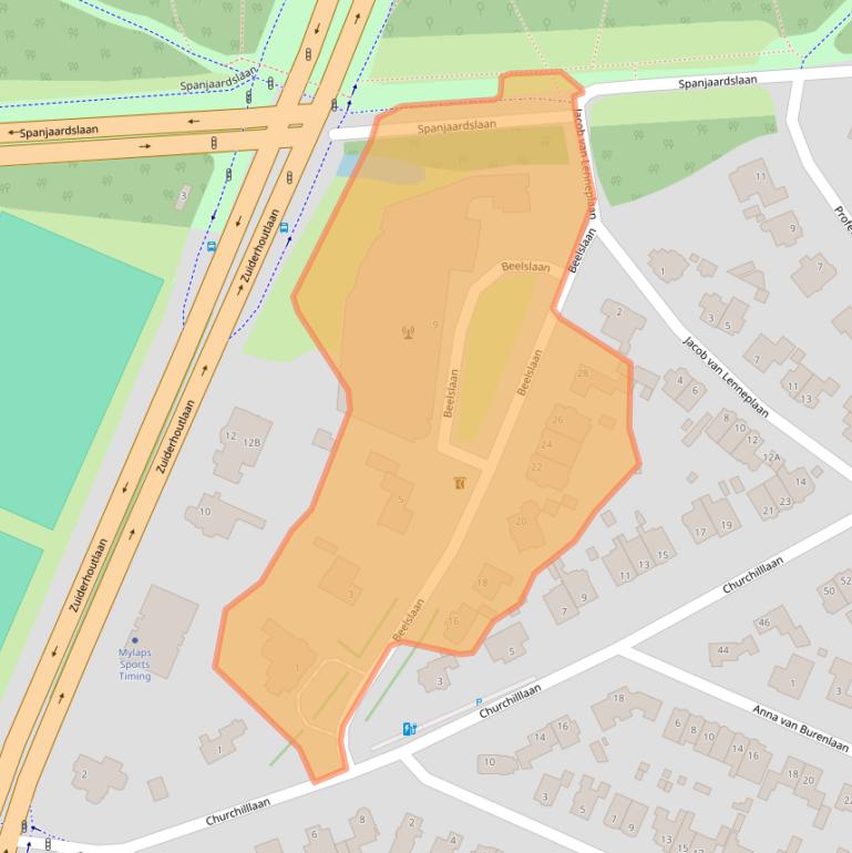 Kaart van postcodegebied 2012PK.