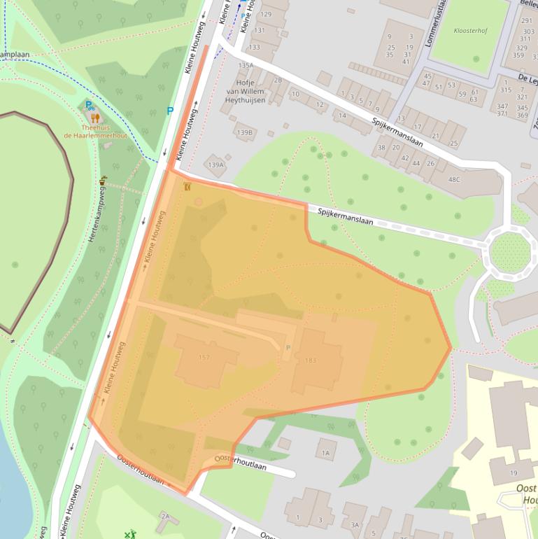 Kaart van postcodegebied 2012PS.