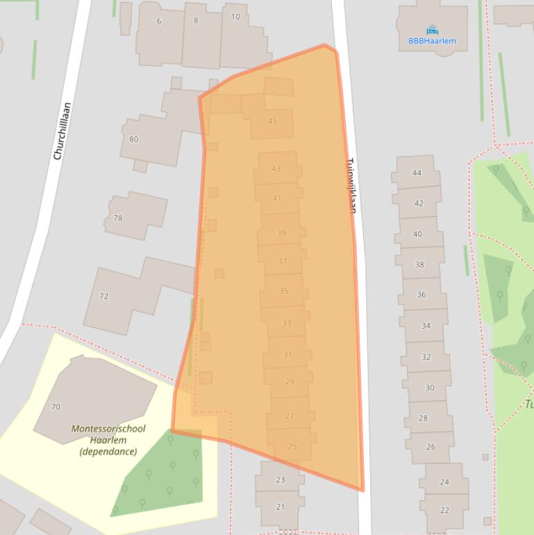 Kaart van postcodegebied 2012RE.