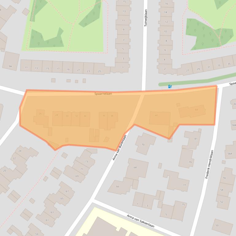 Kaart van postcodegebied 2012RL.