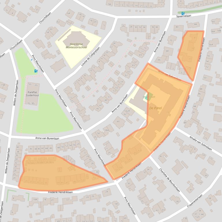 Kaart van postcodegebied 2012SG.