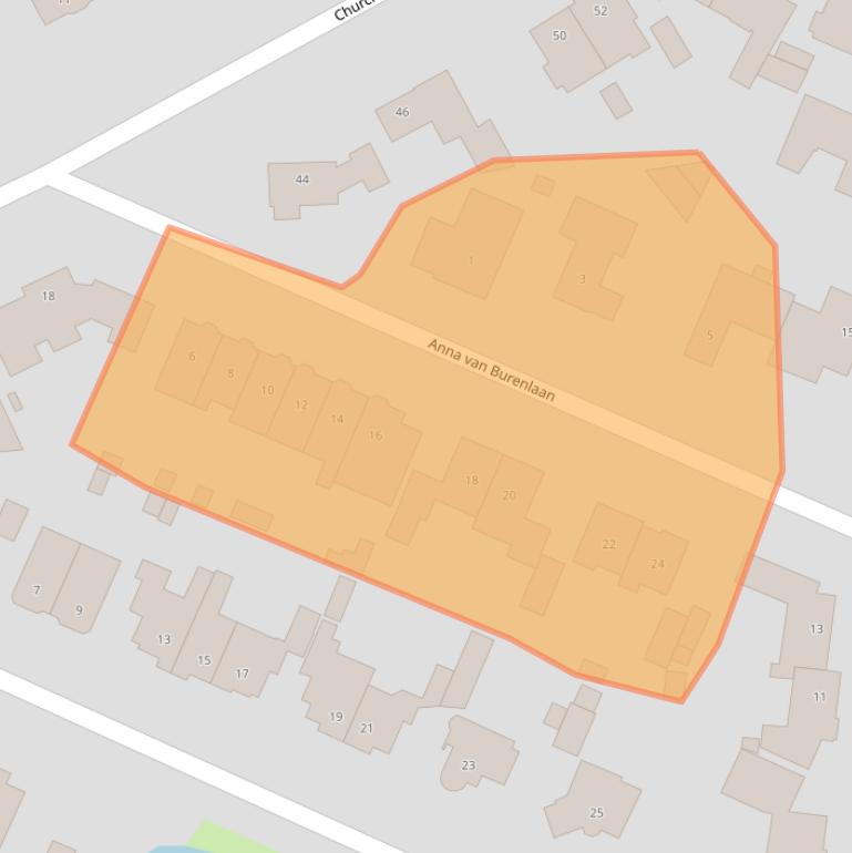 Kaart van postcodegebied 2012SL.