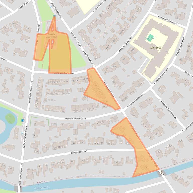 Kaart van postcodegebied 2012SP.