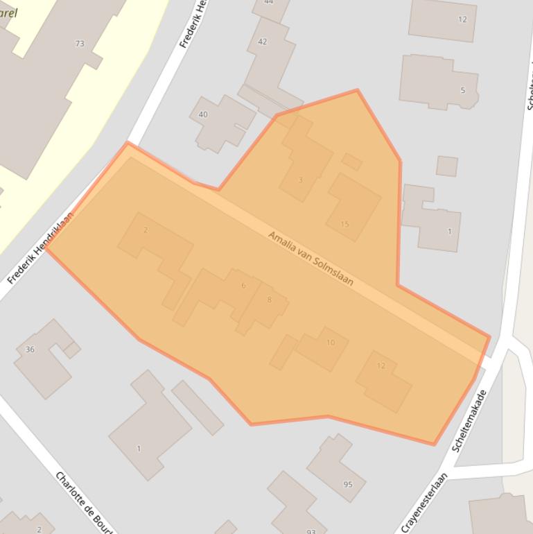 Kaart van postcodegebied 2012TE.