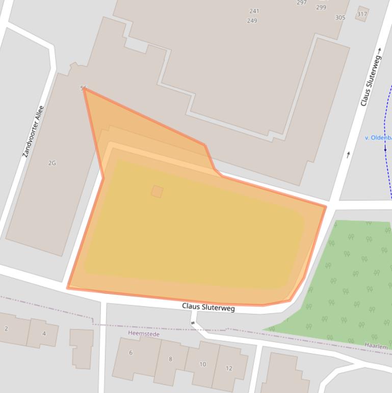 Kaart van postcodegebied 2012WC.