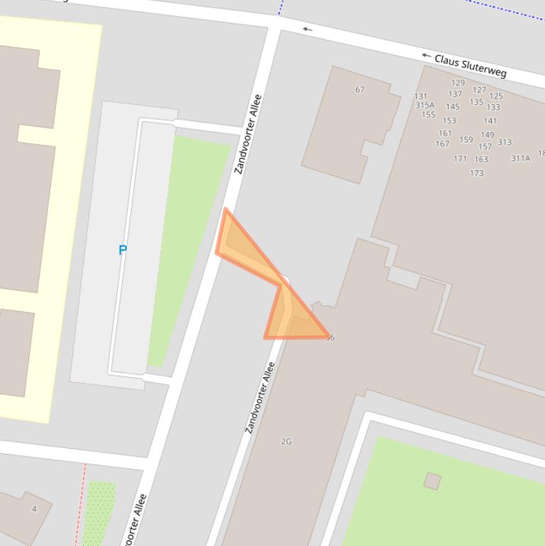 Kaart van postcodegebied 2012WG.