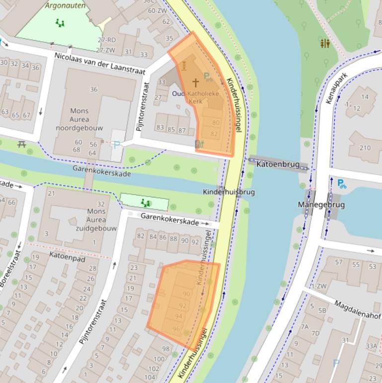 Kaart van postcodegebied 2013AV.