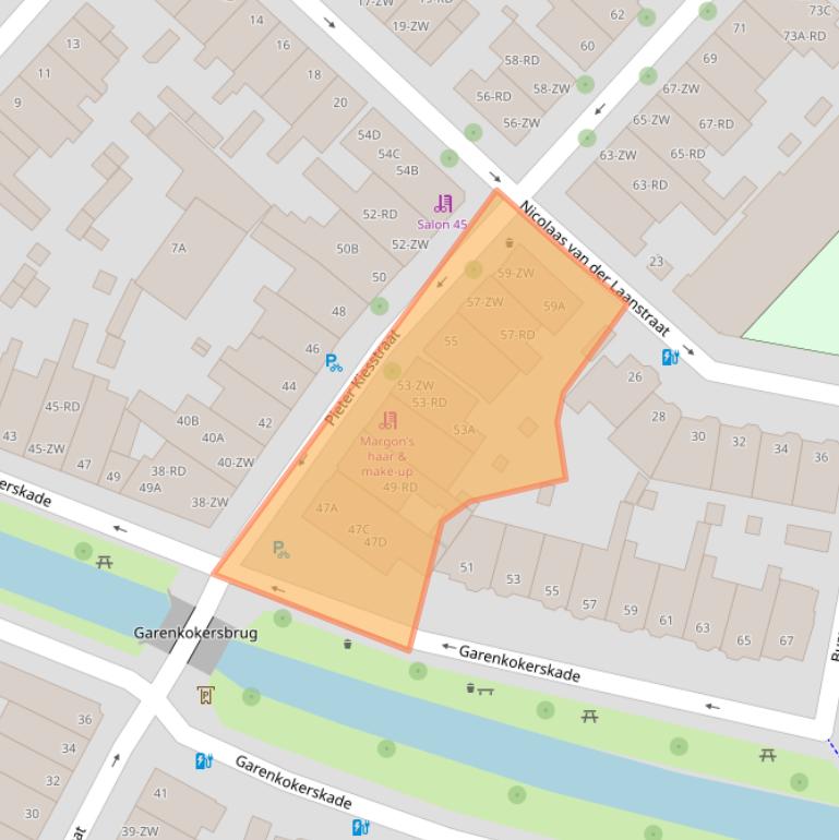 Kaart van postcodegebied 2013BE.