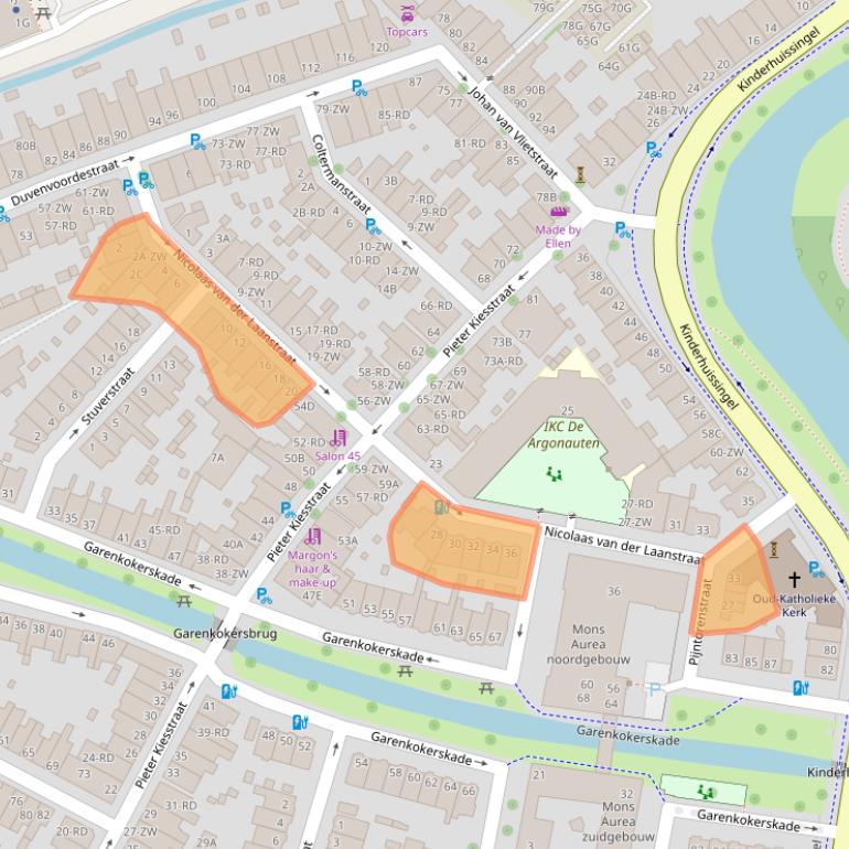 Kaart van postcodegebied 2013BM.