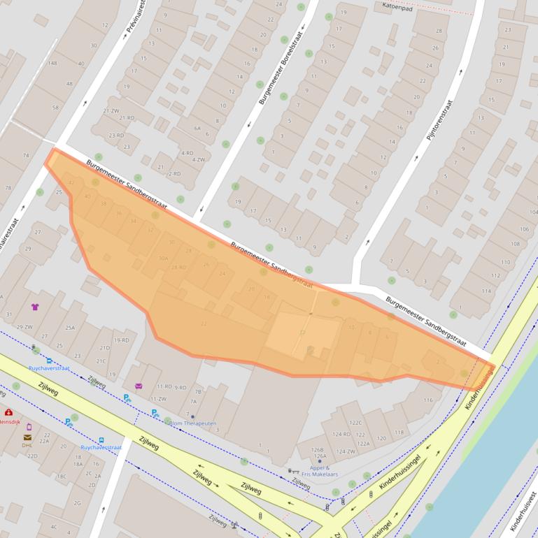 Kaart van postcodegebied 2013BS.