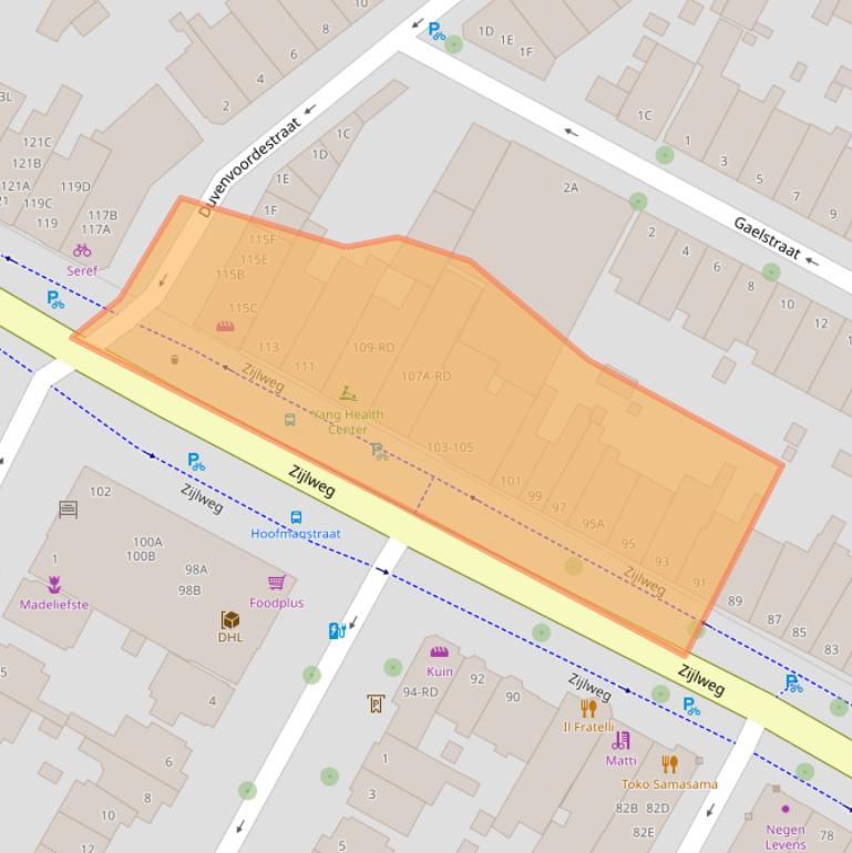 Kaart van postcodegebied 2013DE.