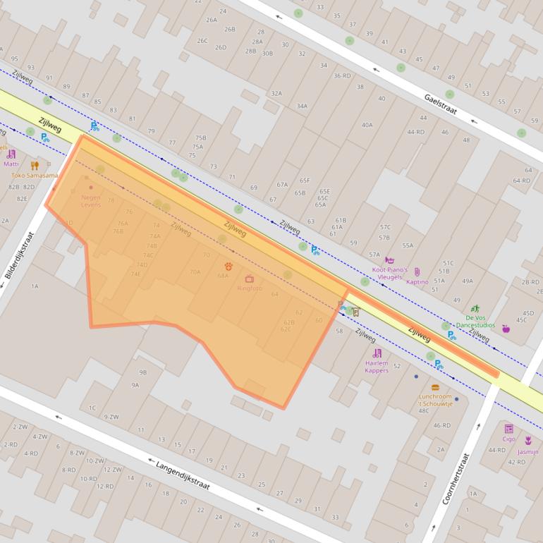 Kaart van postcodegebied 2013DK.