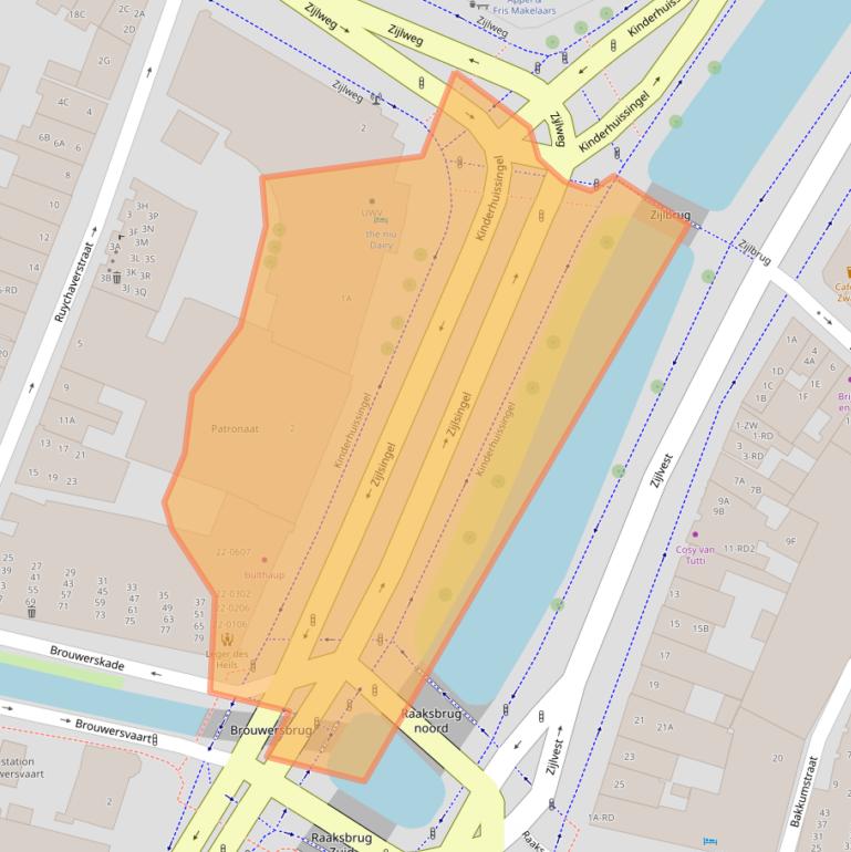 Kaart van postcodegebied 2013DN.