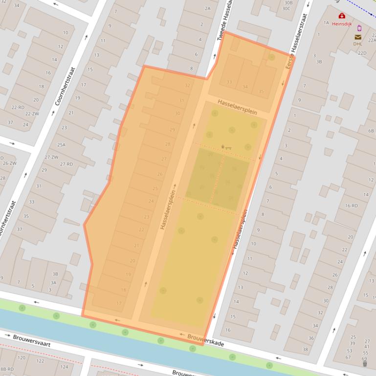 Kaart van postcodegebied 2013GC.