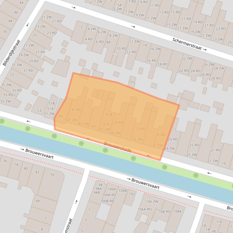 Kaart van postcodegebied 2013GK.