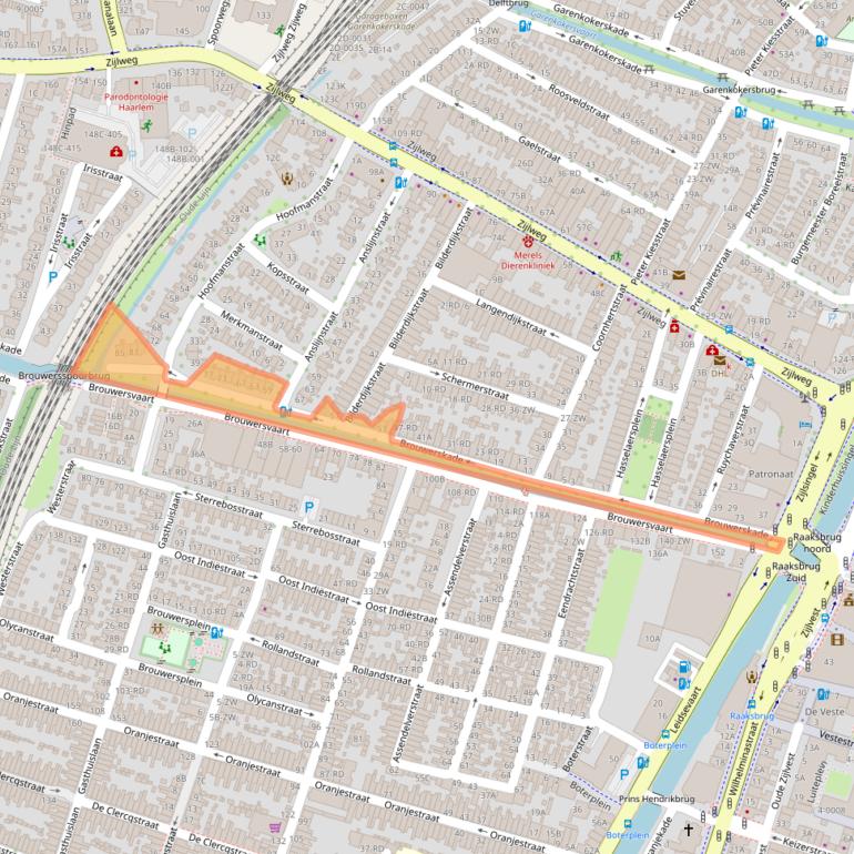 Kaart van postcodegebied 2013GL.