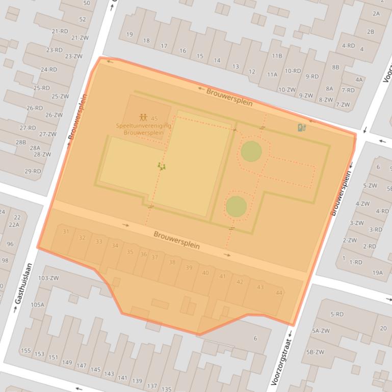 Kaart van postcodegebied 2013PH.