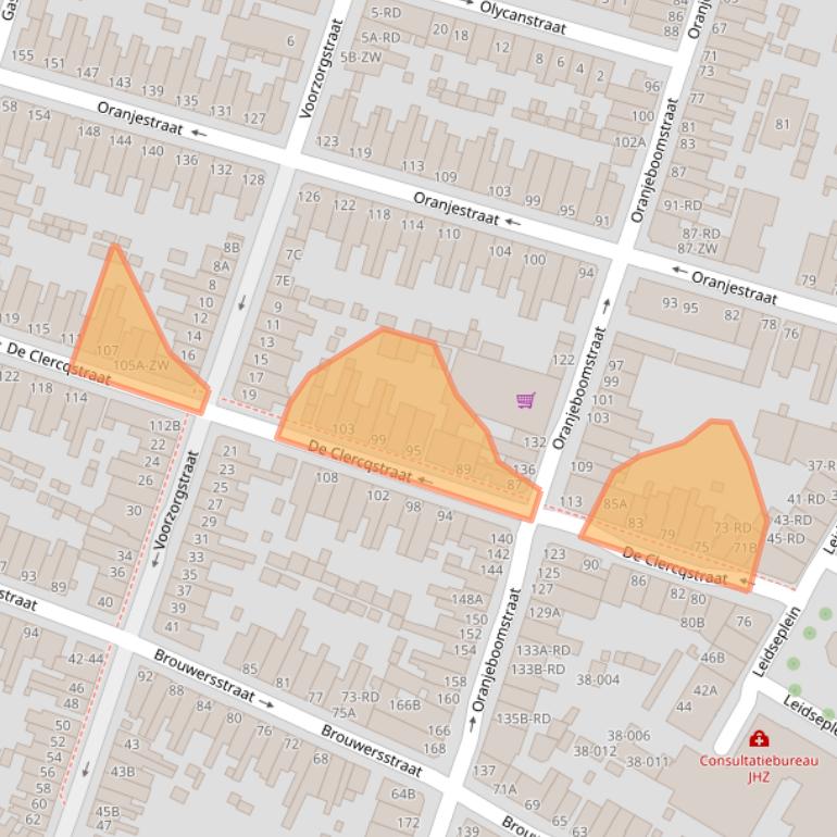 Kaart van postcodegebied 2013PP.
