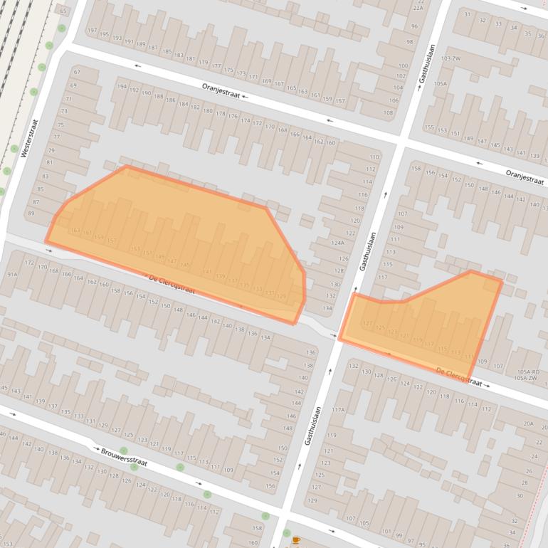 Kaart van postcodegebied 2013PR.