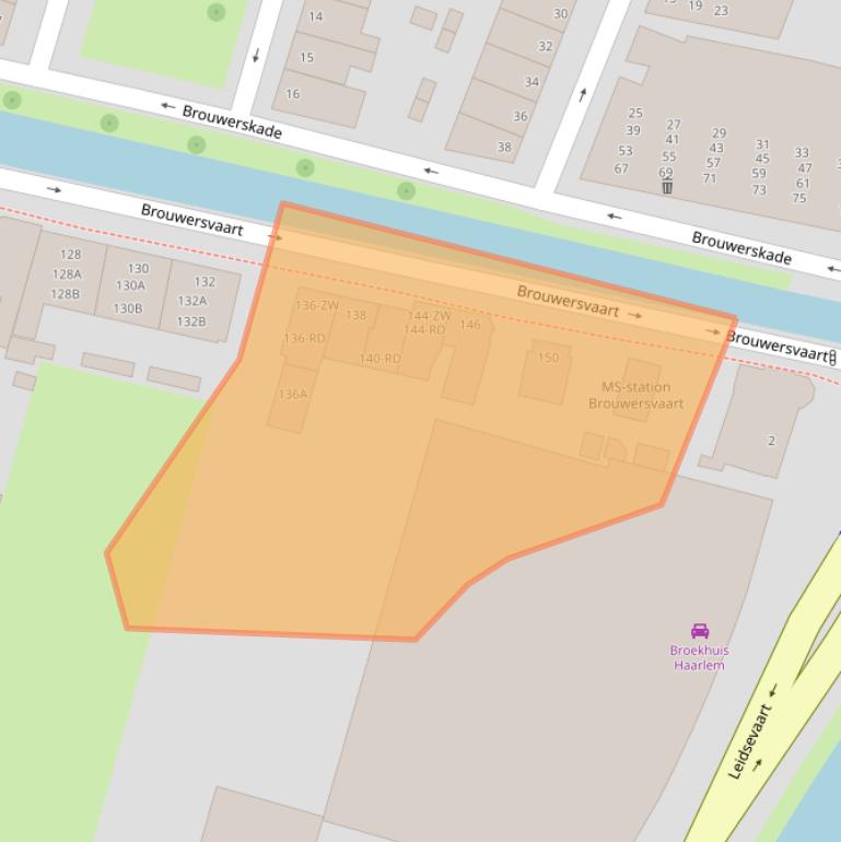 Kaart van postcodegebied 2013RE.