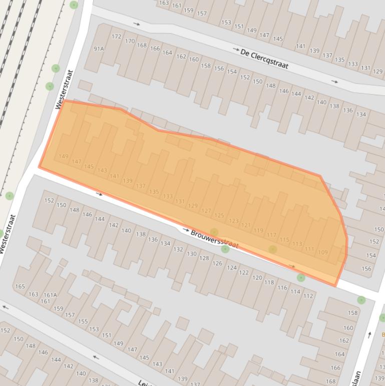 Kaart van postcodegebied 2013WK.