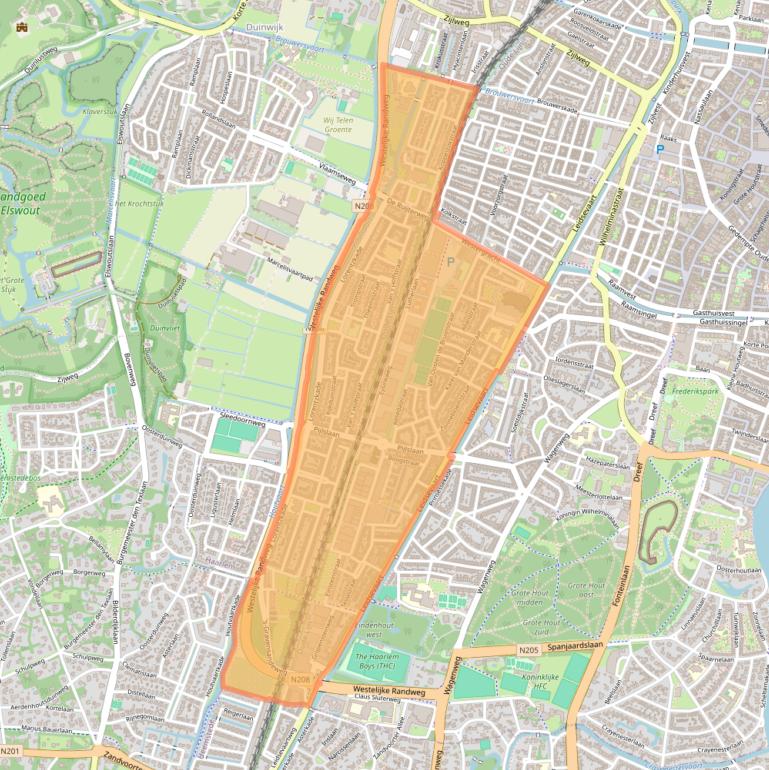 Kaart van postcodegebied 2014.