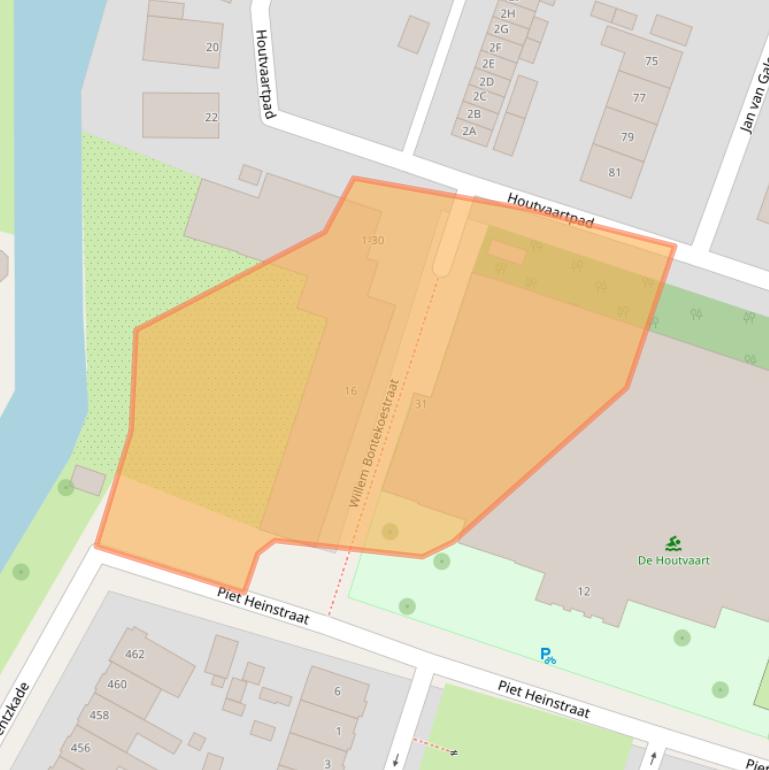 Kaart van postcodegebied 2014AA.