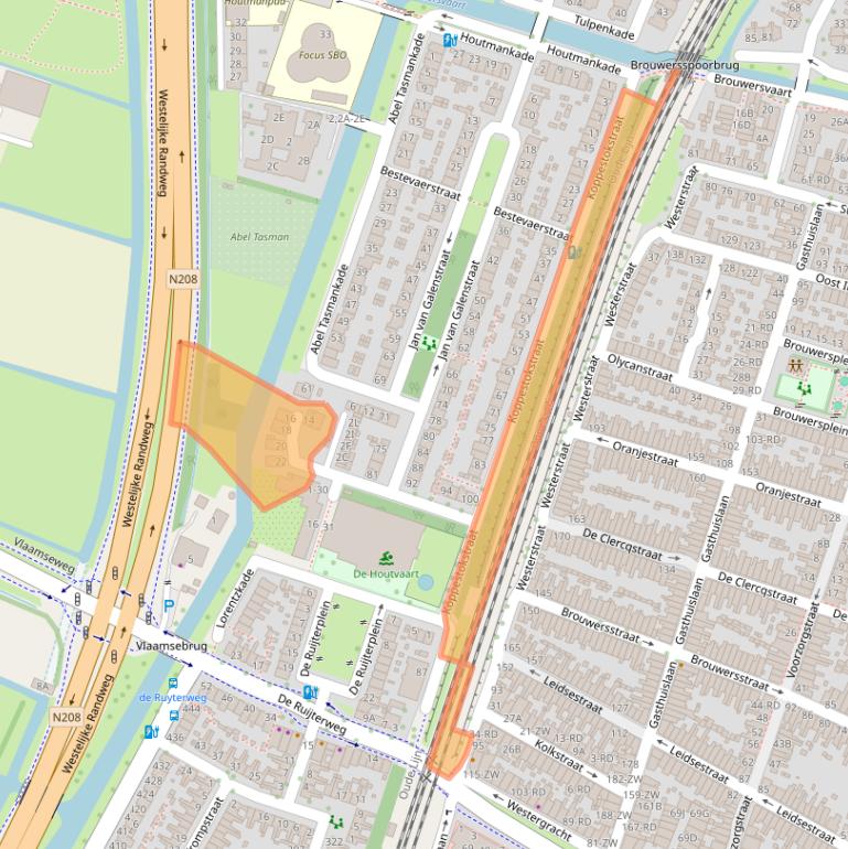 Kaart van postcodegebied 2014AP.