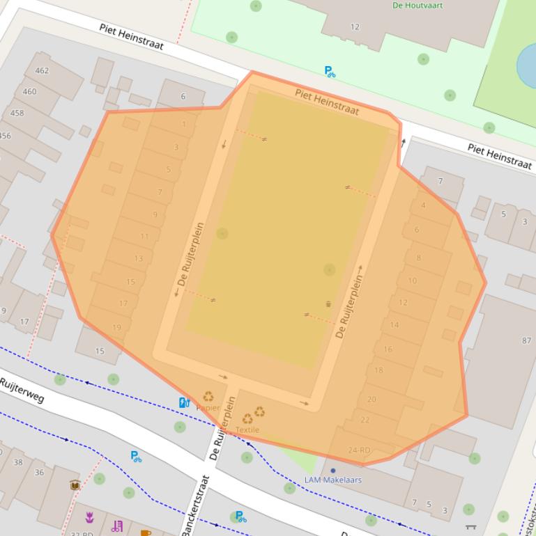 Kaart van postcodegebied 2014AS.