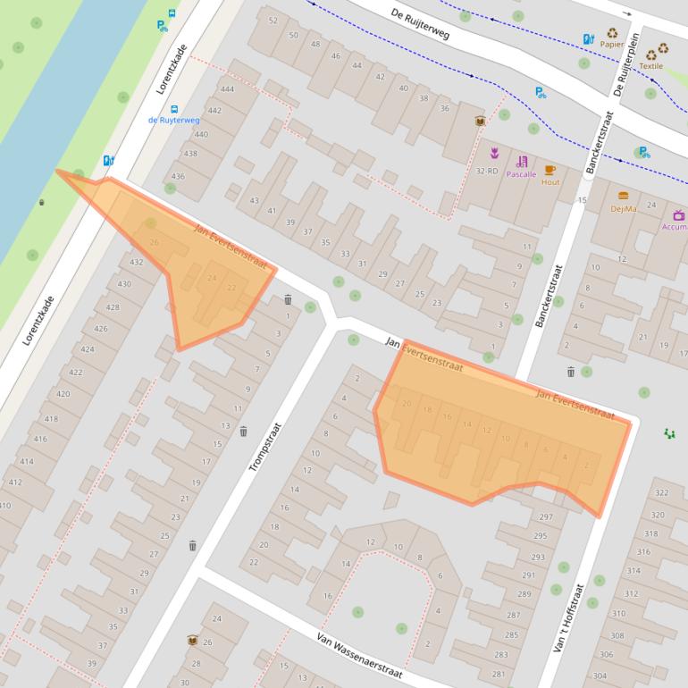 Kaart van postcodegebied 2014BC.