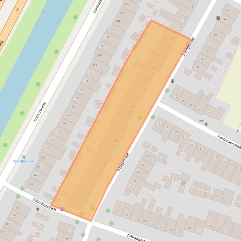 Kaart van postcodegebied 2014BE.