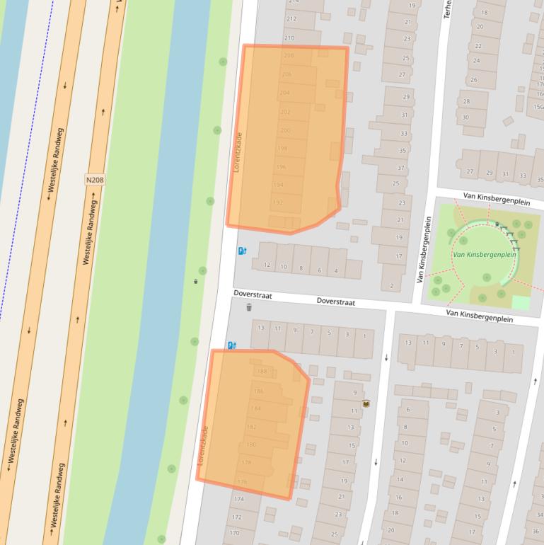 Kaart van postcodegebied 2014CE.