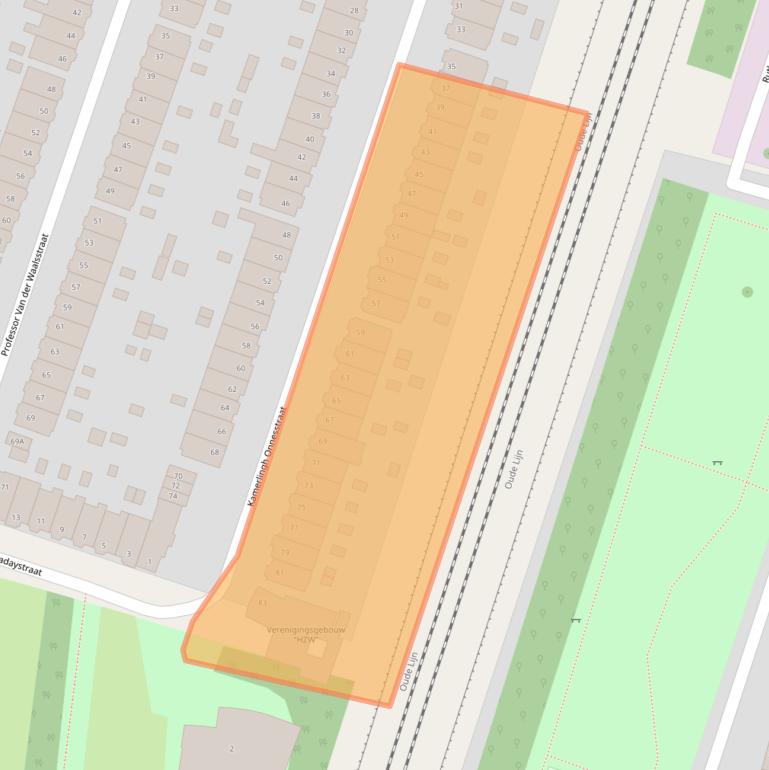 Kaart van postcodegebied 2014EK.