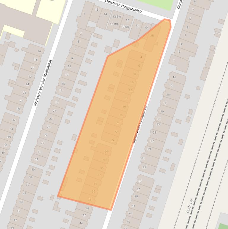 Kaart van postcodegebied 2014EL.