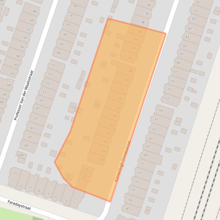 Kaart van postcodegebied 2014EM.