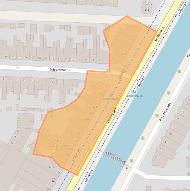 Kaart van postcodegebied 2014HN.
