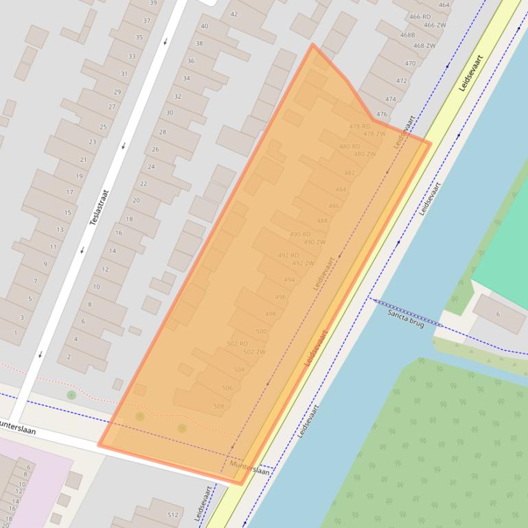 Kaart van postcodegebied 2014HR.