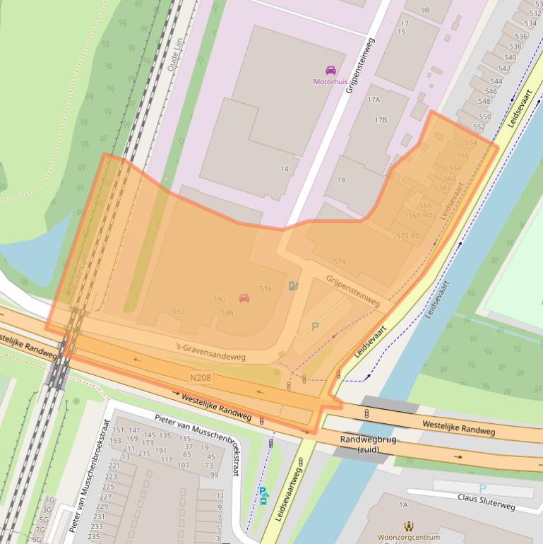 Kaart van postcodegebied 2014HT.