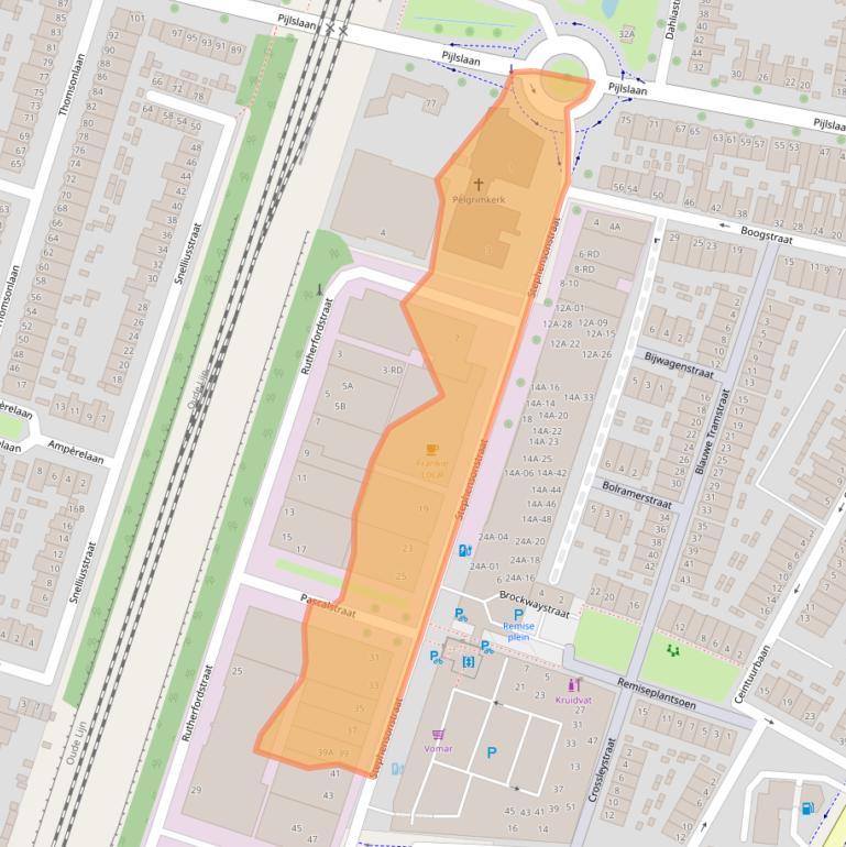 Kaart van postcodegebied 2014KB.