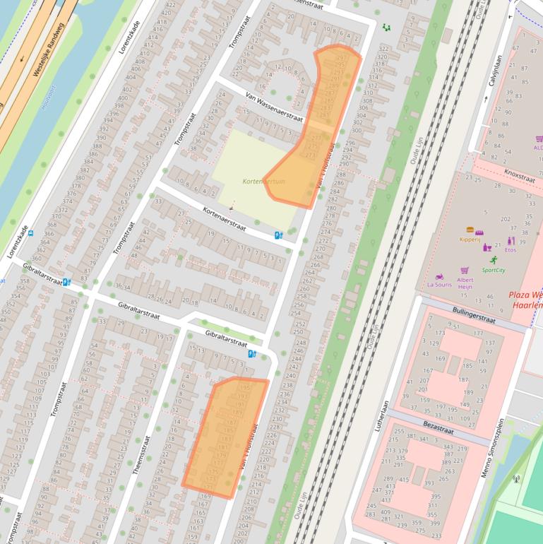Kaart van postcodegebied 2014RE.