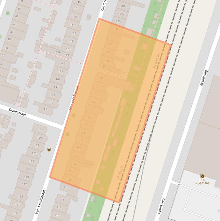 Kaart van postcodegebied 2014RK.