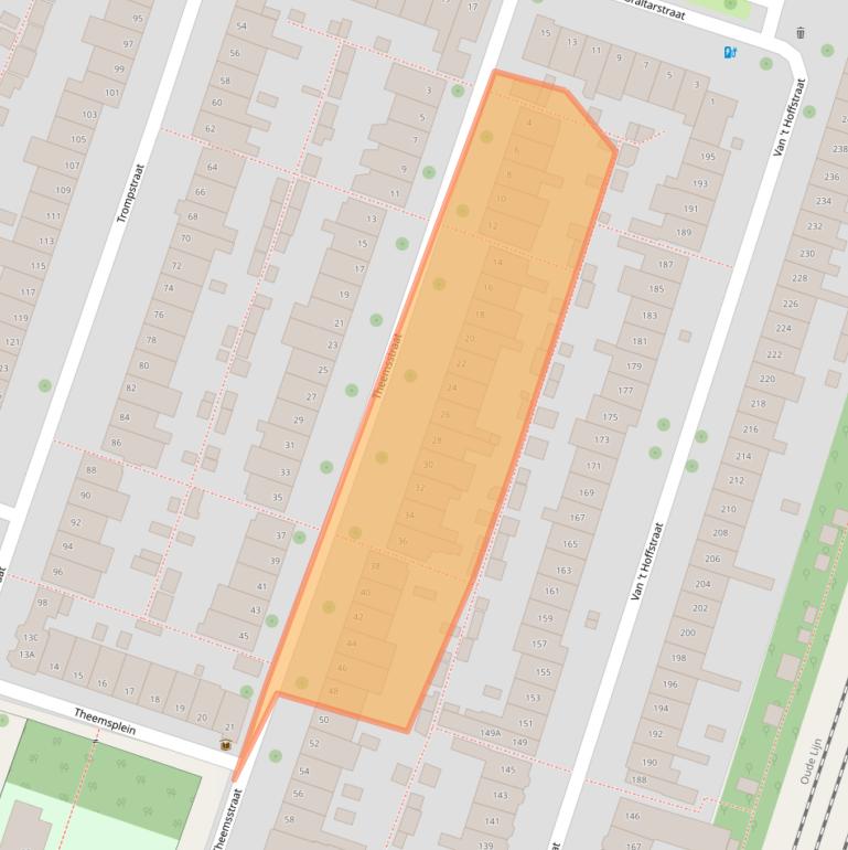 Kaart van postcodegebied 2014RX.