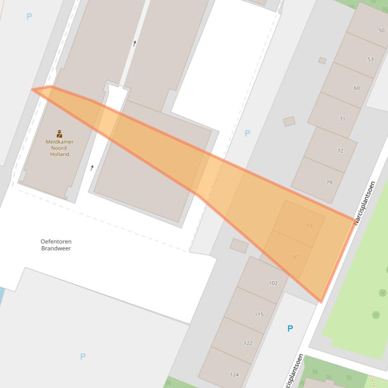 Kaart van postcodegebied 2015AL.