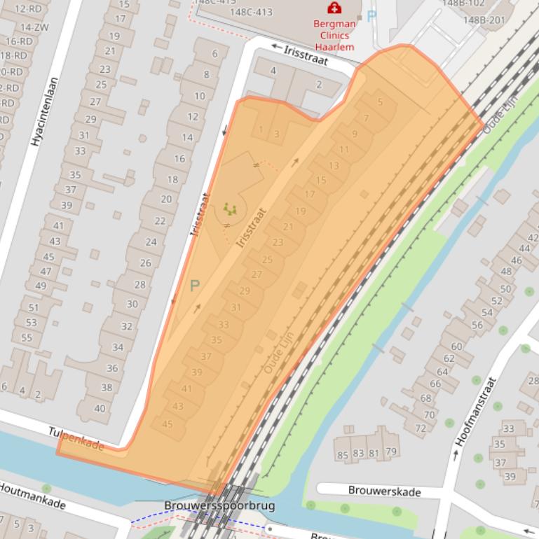Kaart van postcodegebied 2015AS.