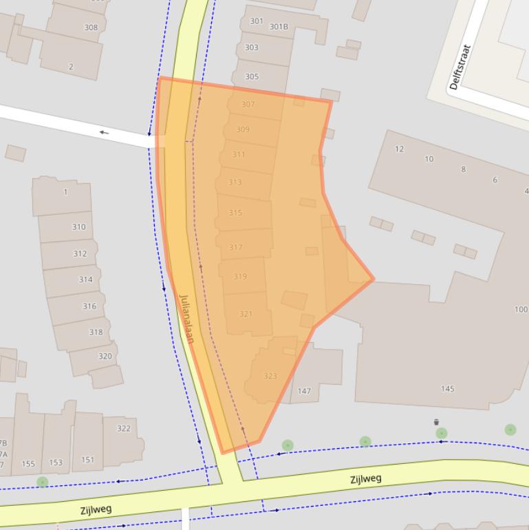 Kaart van postcodegebied 2015BP.