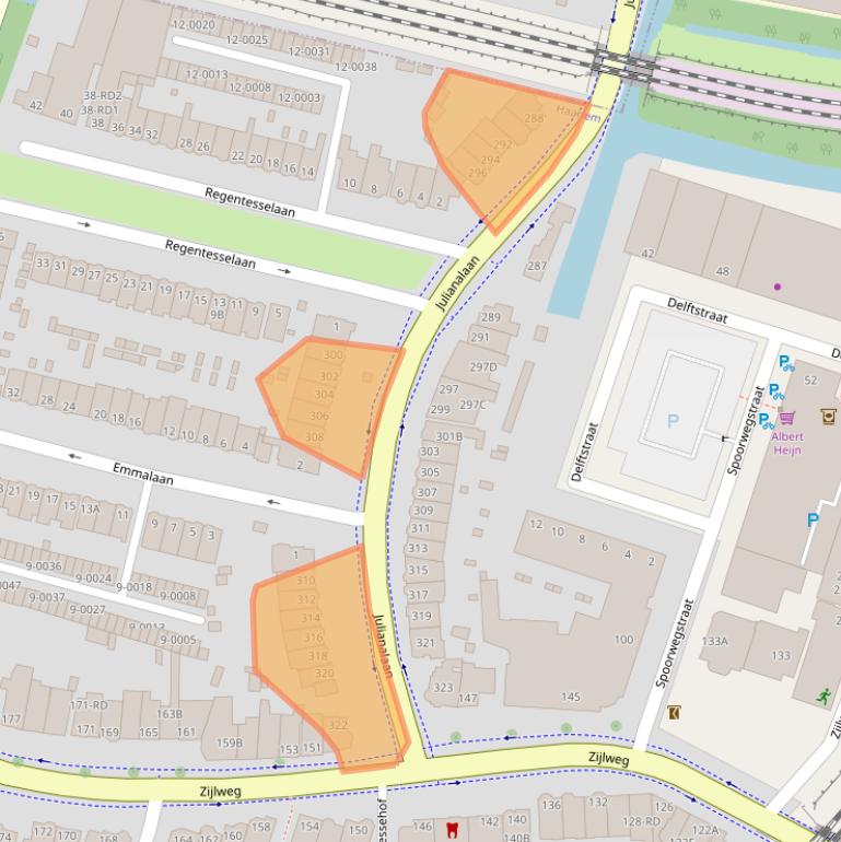 Kaart van postcodegebied 2015BR.